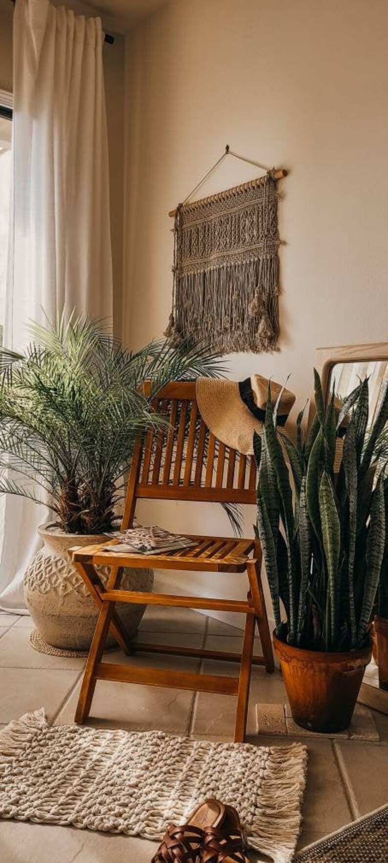 Bali Linen Wall Tapestry Pattern thumbnail 2