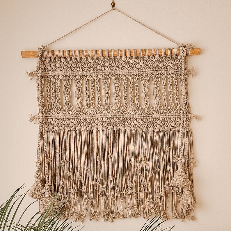 Bali Linen Wall Tapestry Pattern