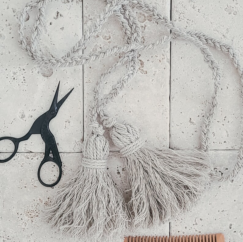 Braided Double Tassel Pattern