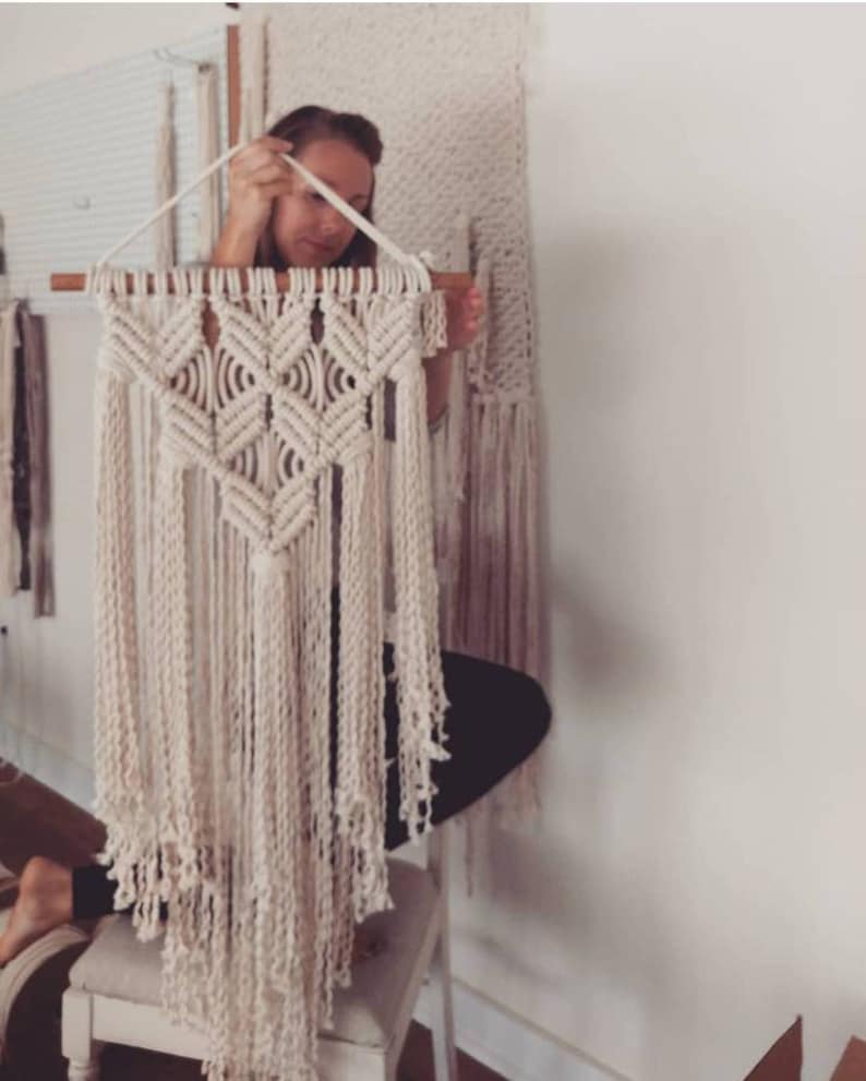 Chevron Tassel Wall Hanging Pattern thumbnail 2