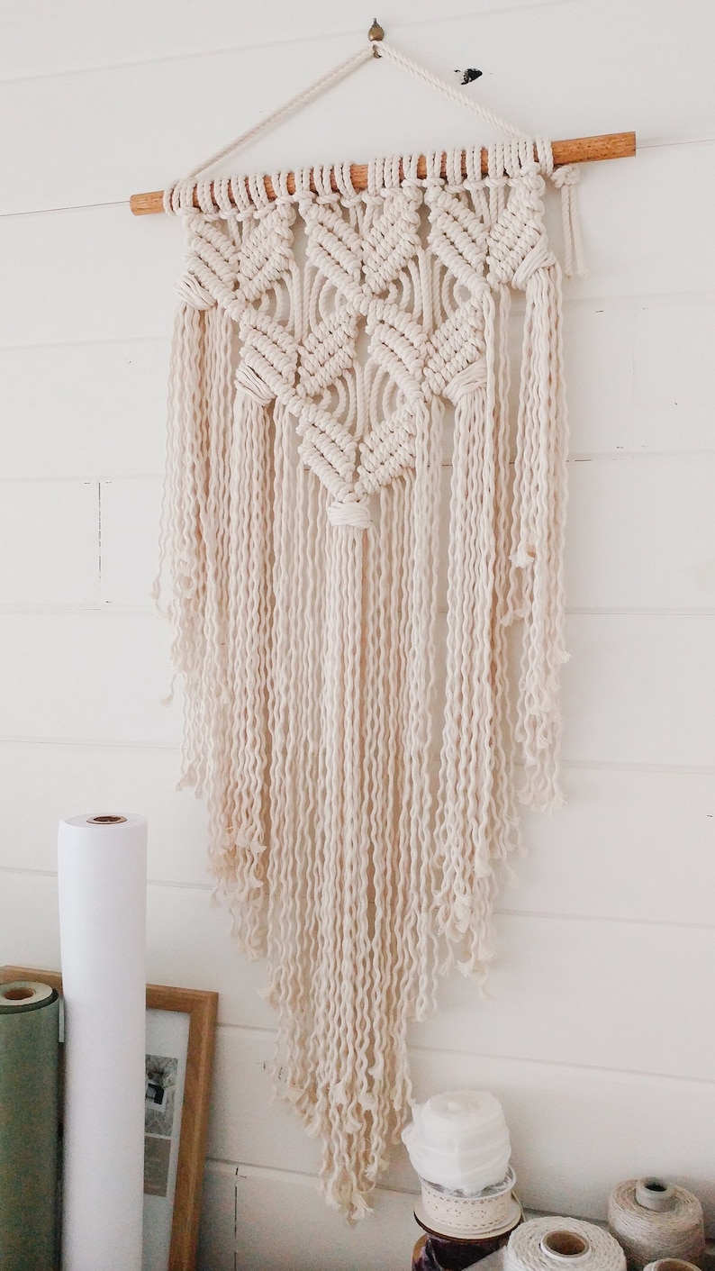 Chevron Tassel Wall Hanging Pattern