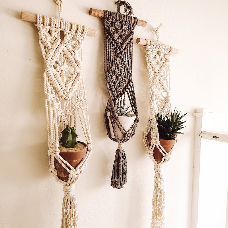 Macrame Wall Hanging Planter Pattern